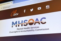 A photo of the California Mental Health Services Oversight and Accountability Commission's logo on its website.